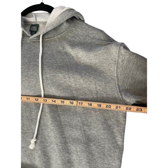 Wild Fable Women's Small Heather Gray Cropped Hoodie Oversize Drawstring #1607 - Picture 7 of 9